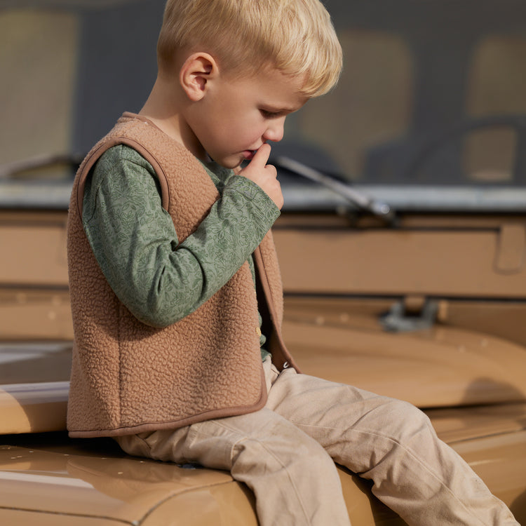 LITTLE DUTCH. Trousers Warm Taupe