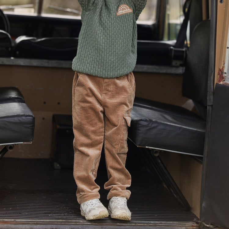 LITTLE DUTCH. Trousers Mudstone