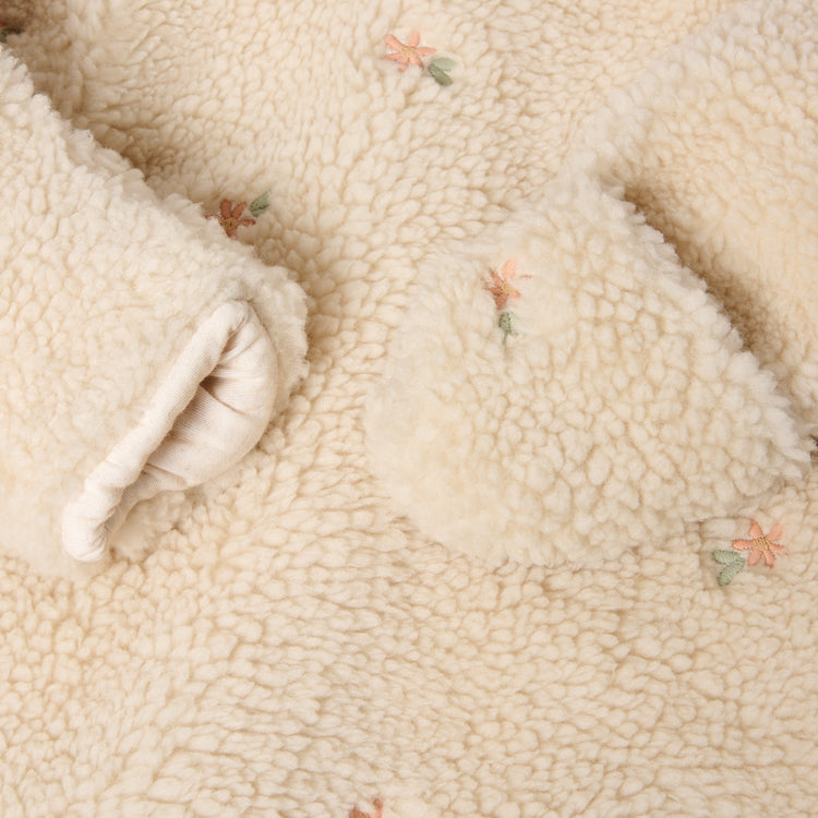 LITTLE DUTCH. Ολόσωμο φορμάκι εξόδου teddy Sand Flowers