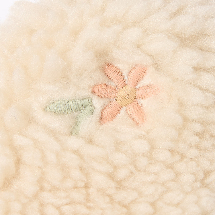 LITTLE DUTCH. Ολόσωμο φορμάκι εξόδου teddy Sand Flowers