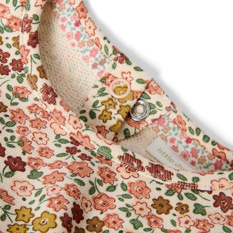 LITTLE DUTCH. Dress long sleeves Safari Flowers