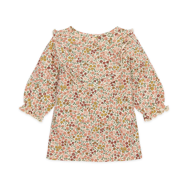 LITTLE DUTCH. Dress long sleeves Safari Flowers