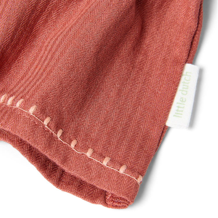 LITTLE DUTCH. Dress long sleeves Deep Berry