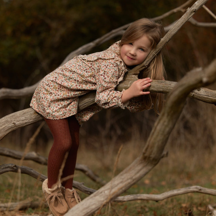 LITTLE DUTCH. Tights 2-pack Safari Friends Multi