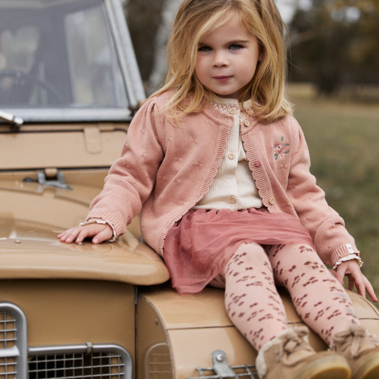 LITTLE DUTCH. Tights 2-pack Safari Friends Multi