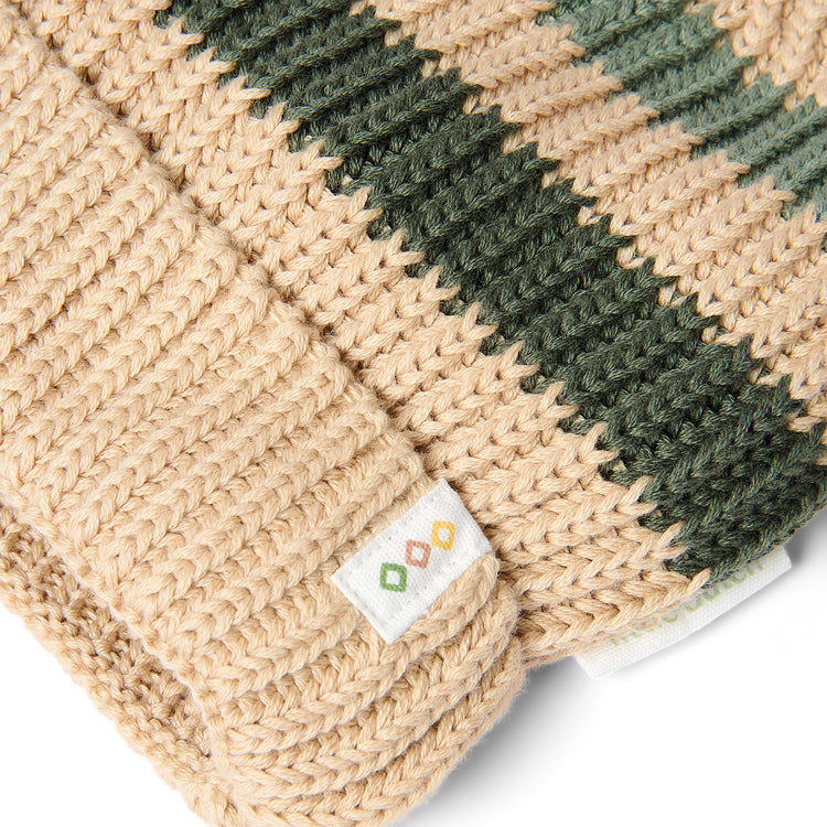 LITTLE DUTCH. Knitted hat Warm Taupe