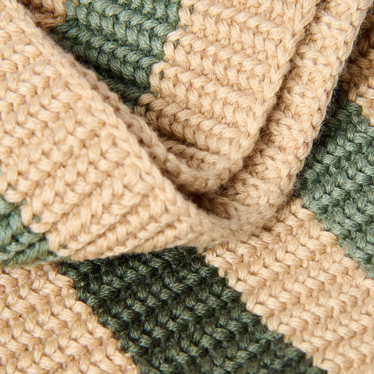 LITTLE DUTCH. Πλεκτό κασκόλ Warm Taupe - One Size