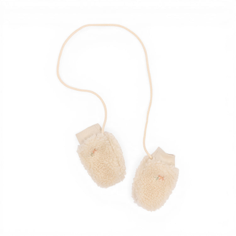 LITTLE DUTCH. Γαντάκια teddy Sand Flowers