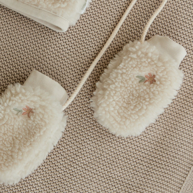 LITTLE DUTCH. Γαντάκια teddy Sand Flowers