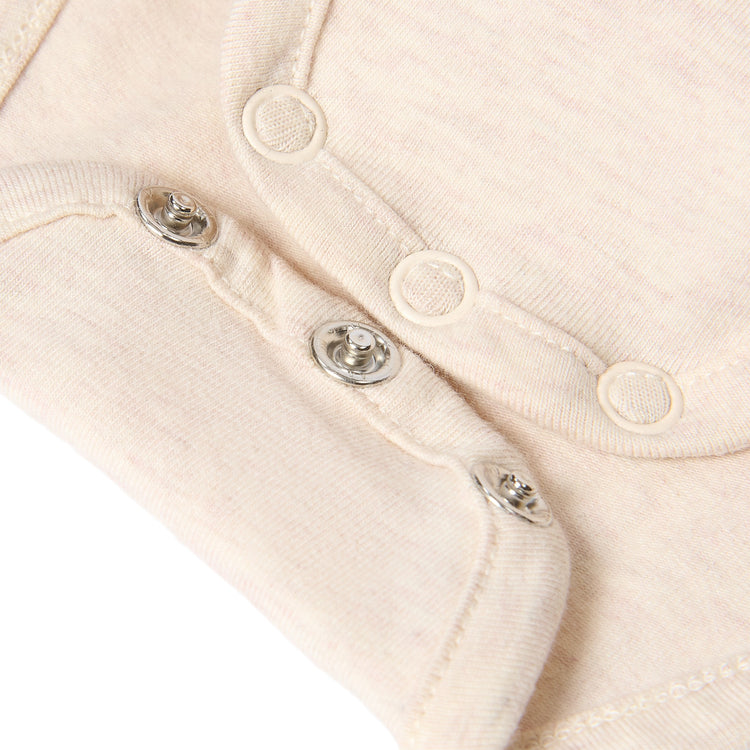 LITTLE DUTCH. Wrap romper long sleeve Vanilla melee