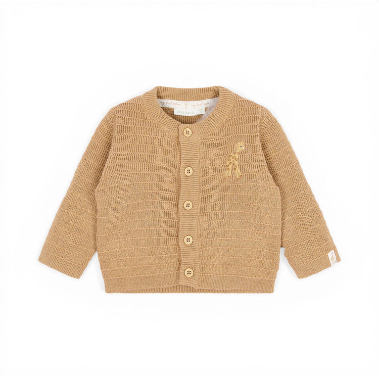 LITTLE DUTCH. Ζακέτα πλεκτή Soft Tan