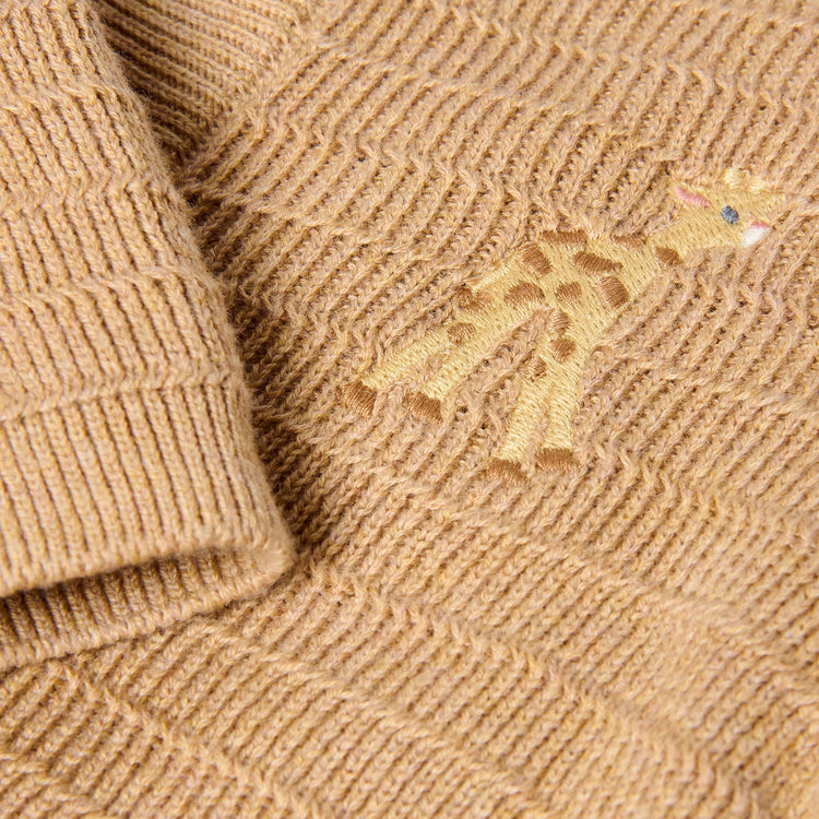 LITTLE DUTCH. Ζακέτα πλεκτή Soft Tan