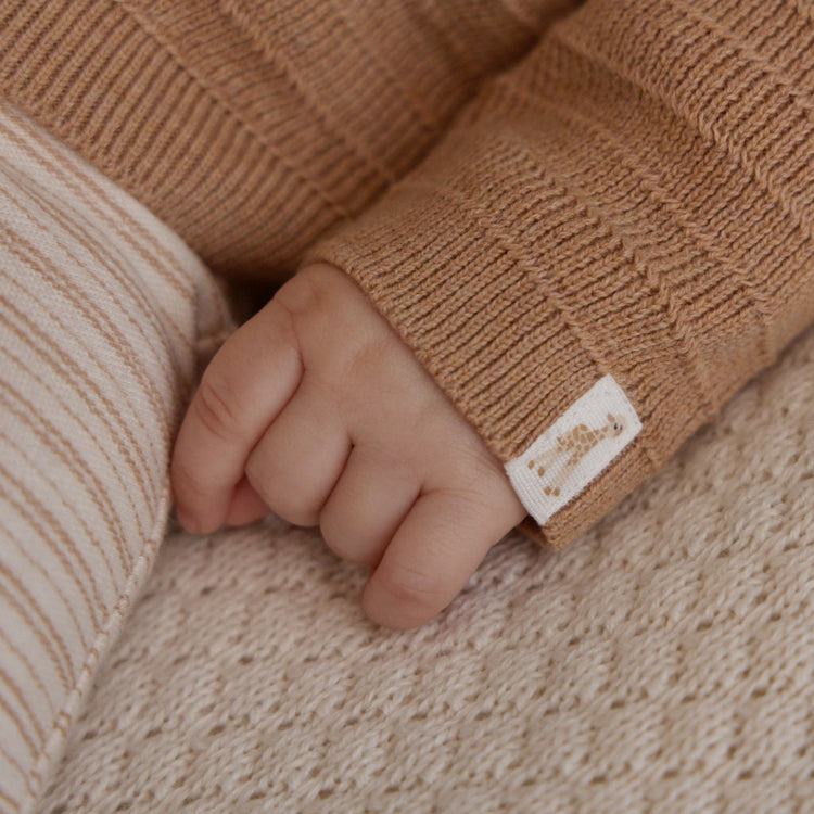 LITTLE DUTCH. Ζακέτα πλεκτή Soft Tan
