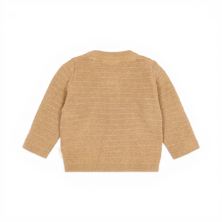 LITTLE DUTCH. Ζακέτα πλεκτή Soft Tan