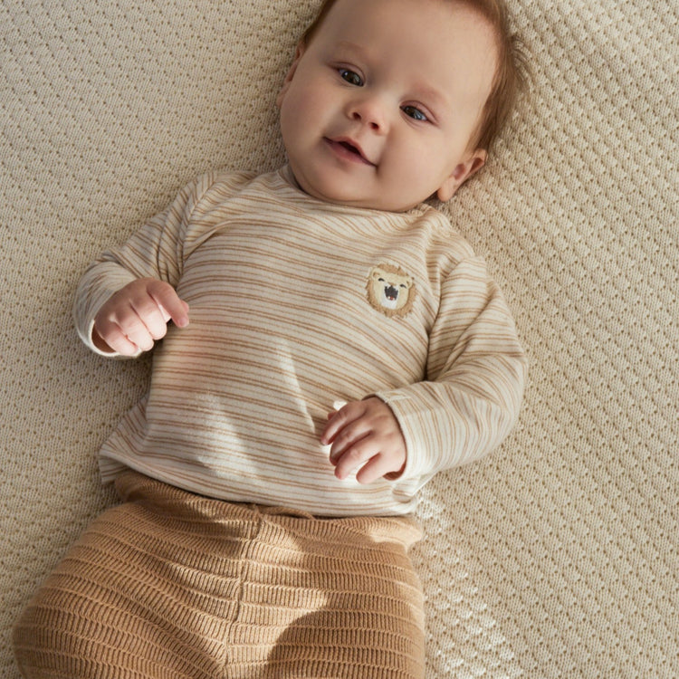 LITTLE DUTCH. Knitted pants Soft Tan