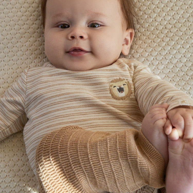 LITTLE DUTCH. Knitted pants Soft Tan