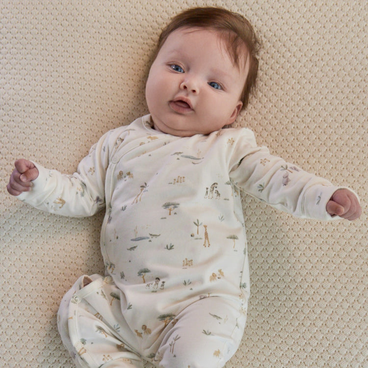 LITTLE DUTCH. One-piece wrap suit Little Safari