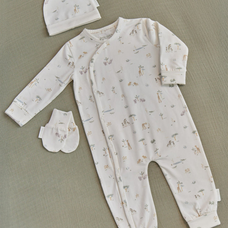 LITTLE DUTCH. One-piece wrap suit Little Safari