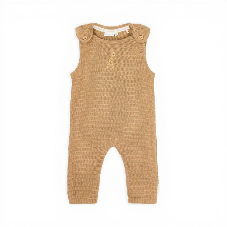 LITTLE DUTCH. Knitted playsuit Soft Tan
