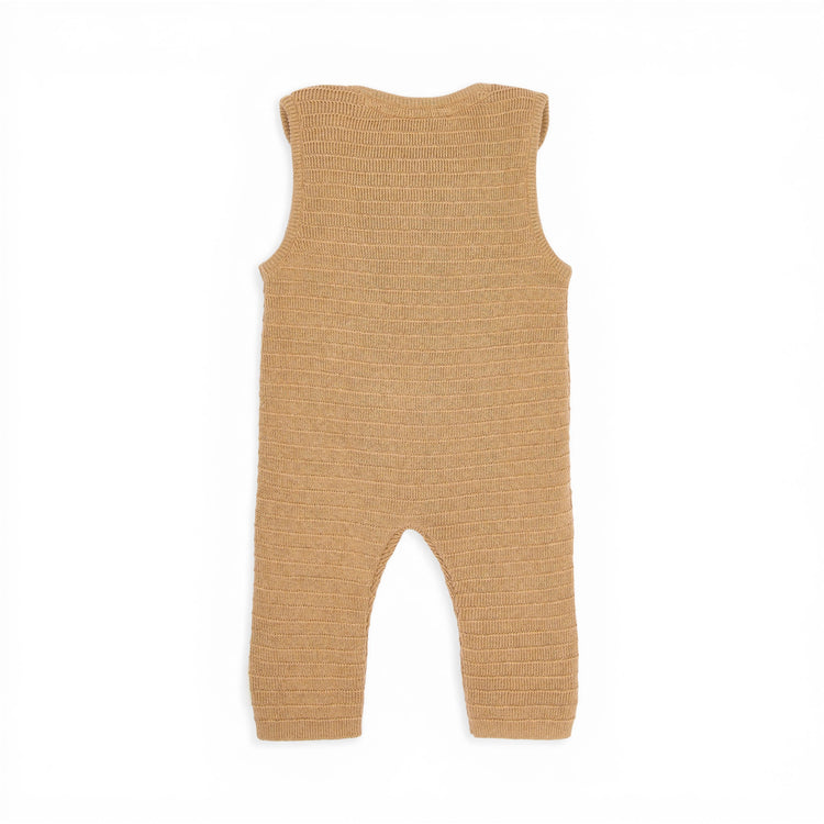 LITTLE DUTCH. Knitted playsuit Soft Tan