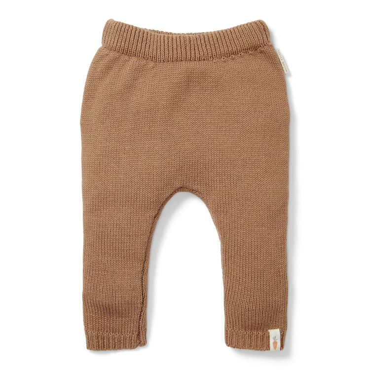 LITTLE DUTCH. Knitted trousers Brown - 68