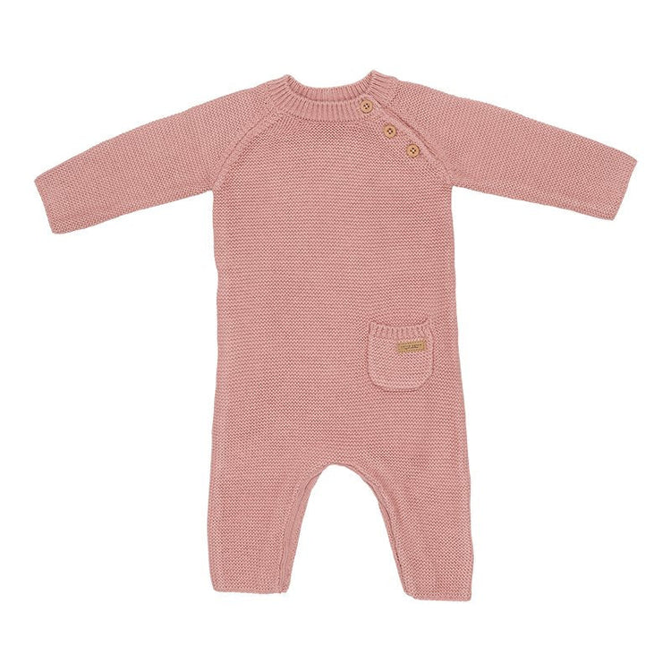 LITTLE DUTCH. Knitted one-piece suit Vintage Pink