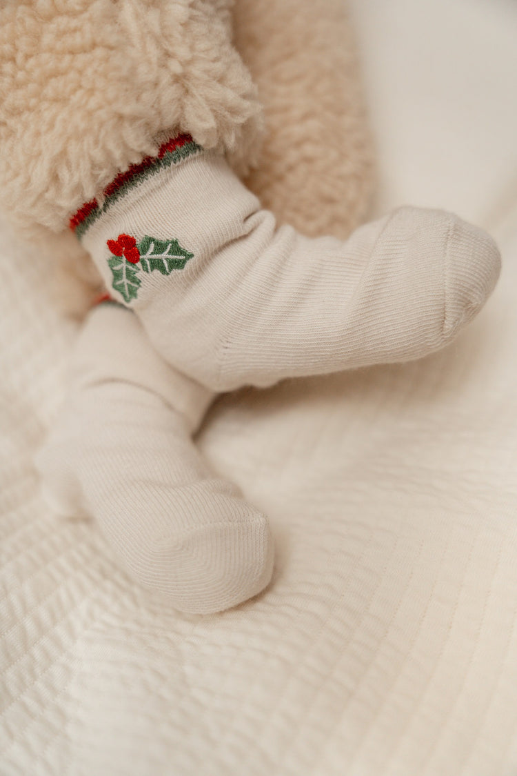 LITTLE DUTCH. 3-pack Baby socks Christmas