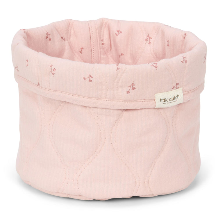 LITTLE DUTCH. Καλάθι αλλαξιέρας καπιτονέ μικρό Pure Blossom