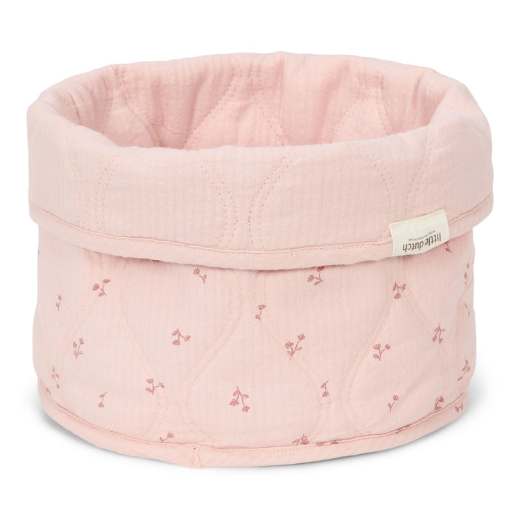 LITTLE DUTCH. Καλάθι αλλαξιέρας καπιτονέ μικρό Pure Blossom