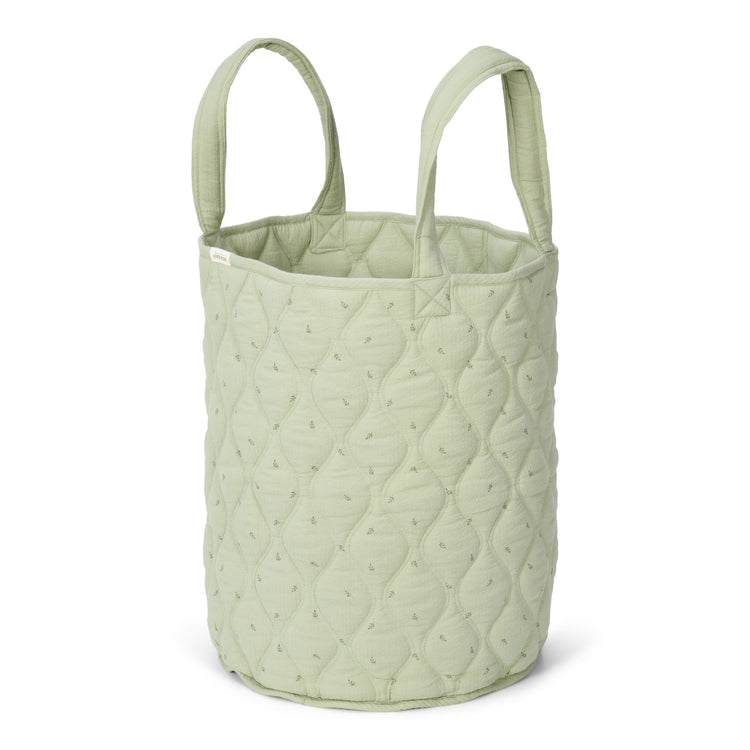 LITTLE DUTCH. Storage basket with handles large Pure Sage