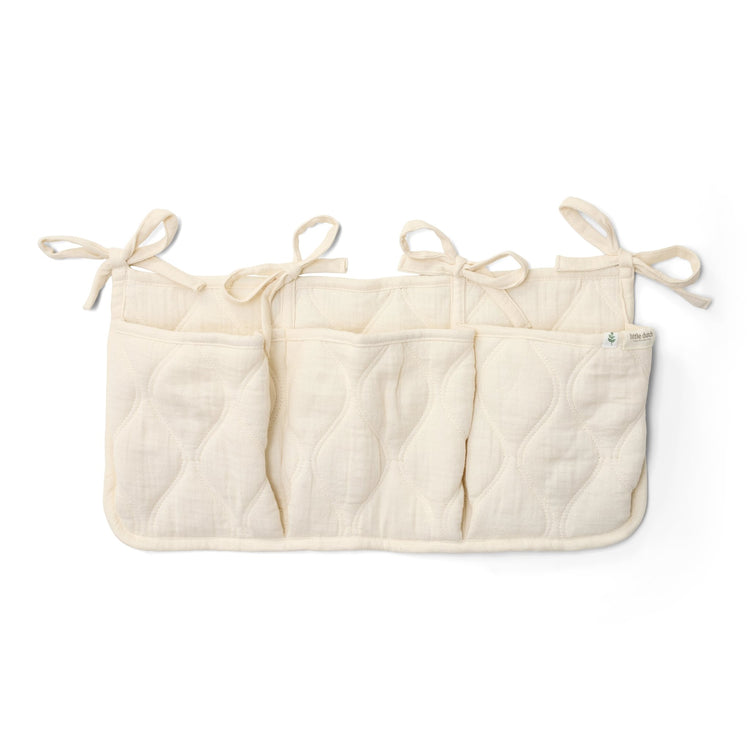 LITTLE DUTCH. Organiser quilted Pure Soft White