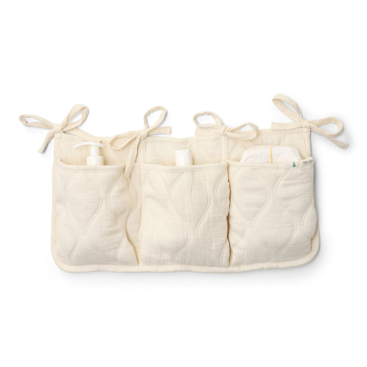 LITTLE DUTCH. Organiser quilted Pure Soft White