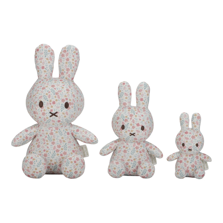 LITTLE DUTCH. Miffy Cuddle all-over print 20 cm - Lucky Blossom GRS