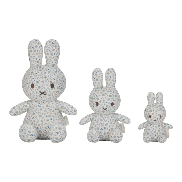 LITTLE DUTCH. Miffy Cuddle all-over print 15 cm - Lucky Leaves GRS