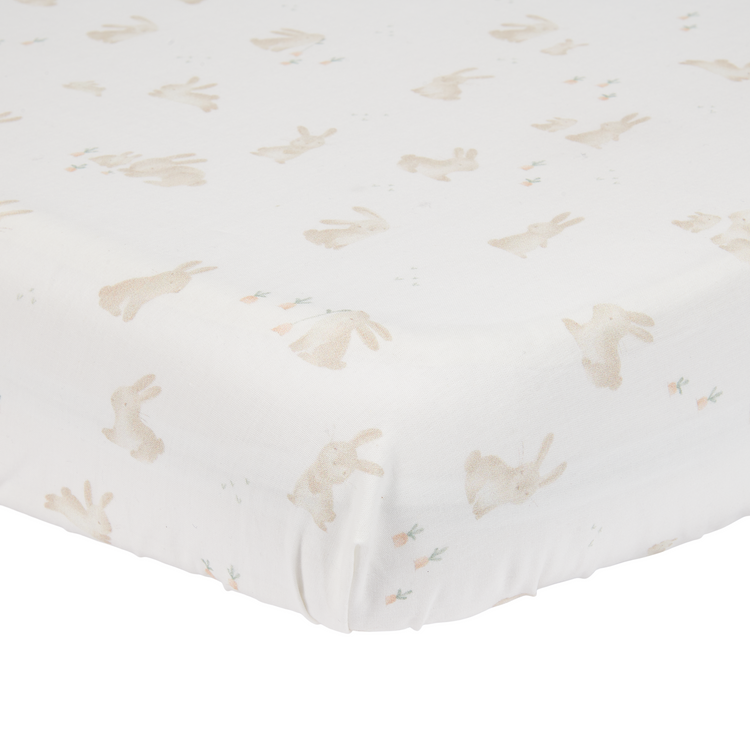 LITTLE DUTCH. Fitted cot sheet Baby Bunny 60x120 Cozykids.gr