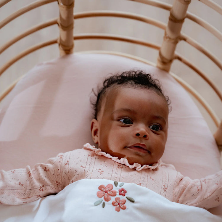 LITTLE DUTCH. Fitted cot sheet Pure Blossom