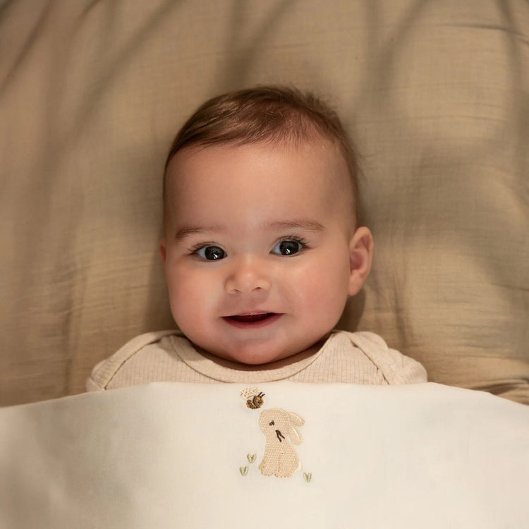 LITTLE DUTCH. Fitted bassinet sheet Pure Soft Beige