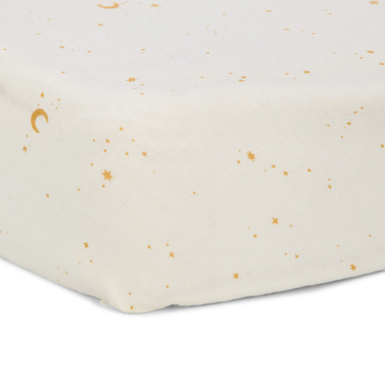 LITTLE DUTCH. Fitted bassinet sheet Moon & Stars