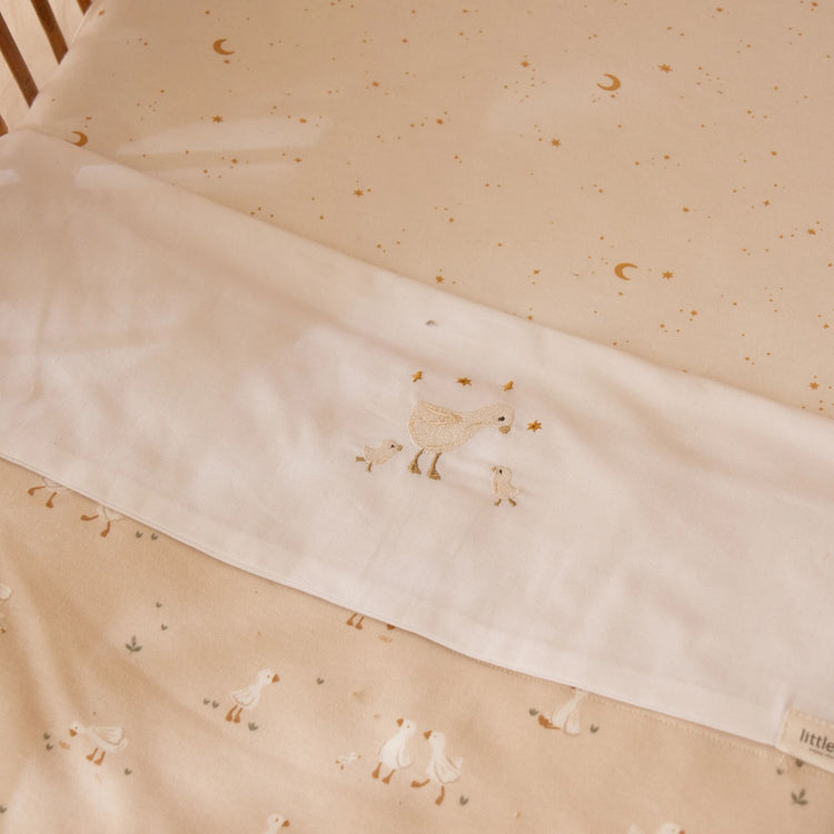 LITTLE DUTCH. Fitted bassinet sheet Moon & Stars