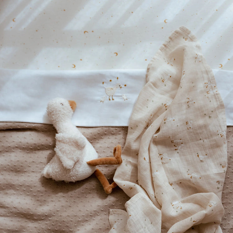 LITTLE DUTCH. Fitted bassinet sheet Moon & Stars