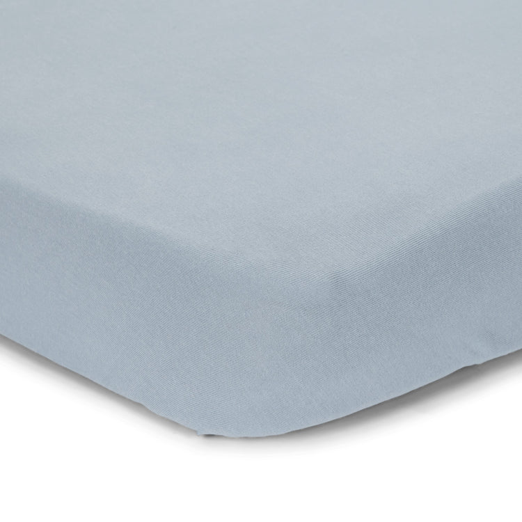 LITTLE DUTCH. Fitted single sheet Pure Denim Blue