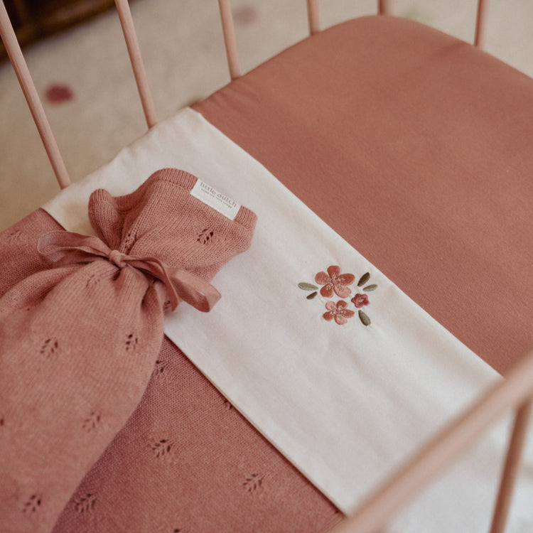 LITTLE DUTCH. Fitted single sheet Pure Pink Blush