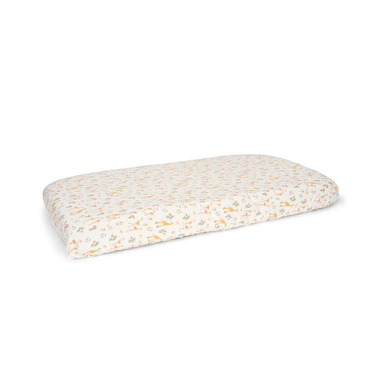 LITTLE DUTCH. Fitted sheet Blooming Safari 90x200