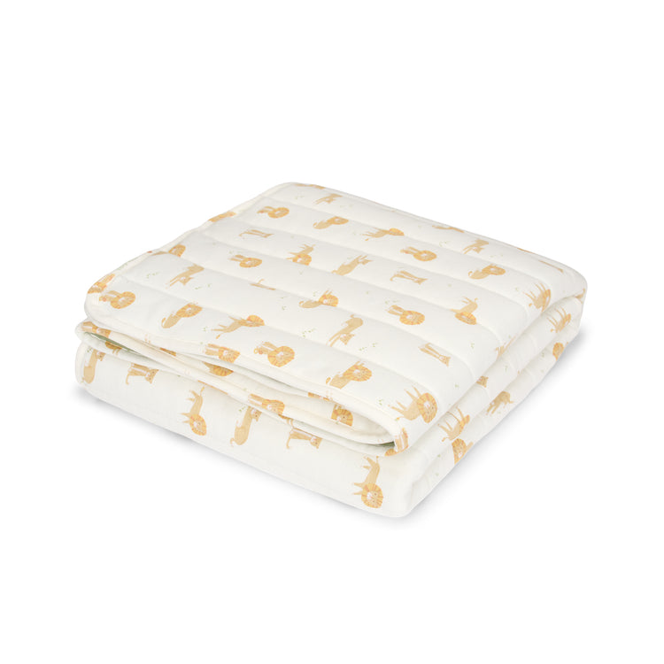 LITTLE DUTCH. Winter quilted blanket Safari Leo 110x140