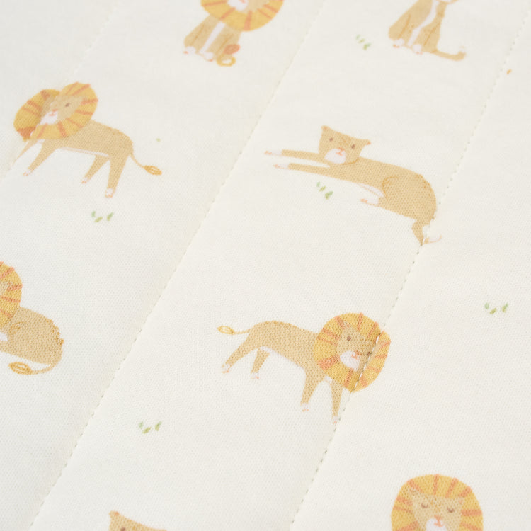 LITTLE DUTCH. Winter quilted blanket Safari Leo 110x140