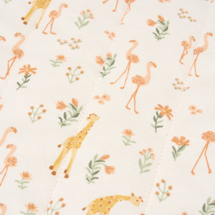 LITTLE DUTCH. Winter quilted blanket Blooming Safari 70x100