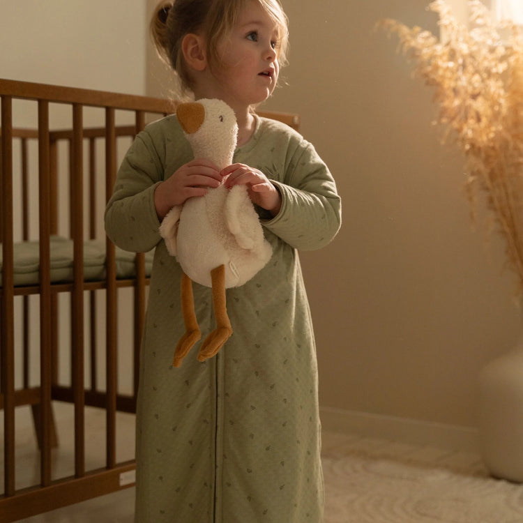 LITTLE DUTCH. Winter sleeping bag jacquard Pure Sage 90cm