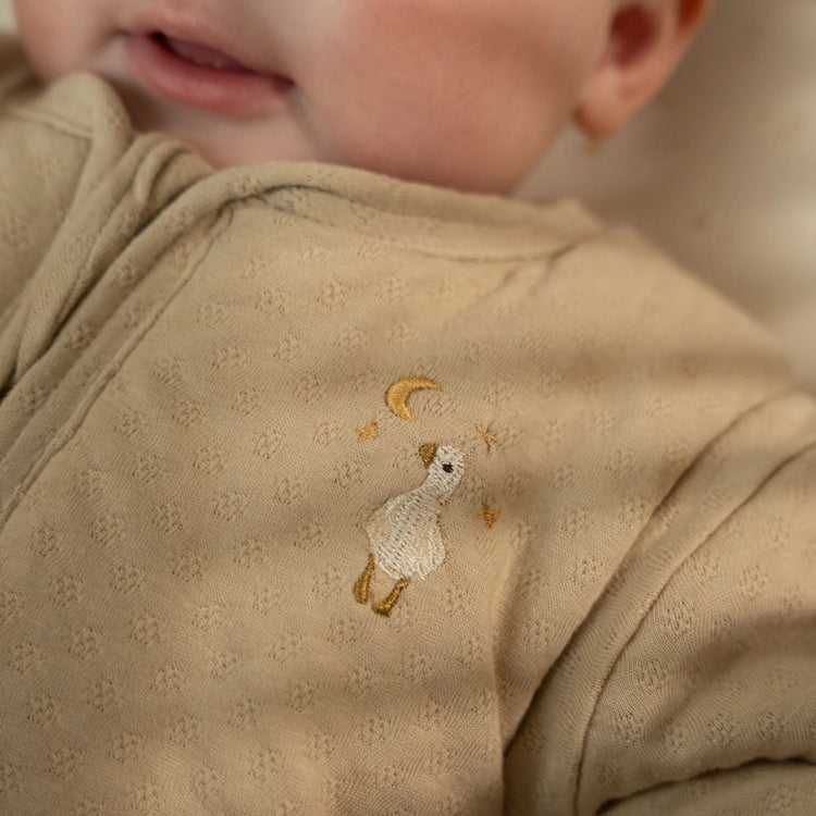 LITTLE DUTCH. Υπνόσακος χειμερινός ζακάρ Soft Beige 90εκ.