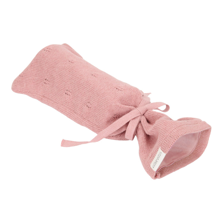 LITTLE DUTCH. Knitted hot-water bottle cover Pure Pink Blush