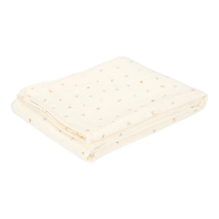 LITTLE DUTCH. Cot summer blanket muslin Forest Treasures